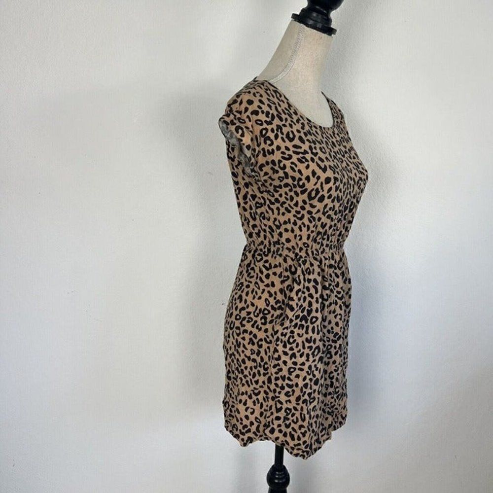 Pink Republic Women’s Animal Cheetah Print Summer Mini Dress Lightweight Size XS - Picture 10 of 12